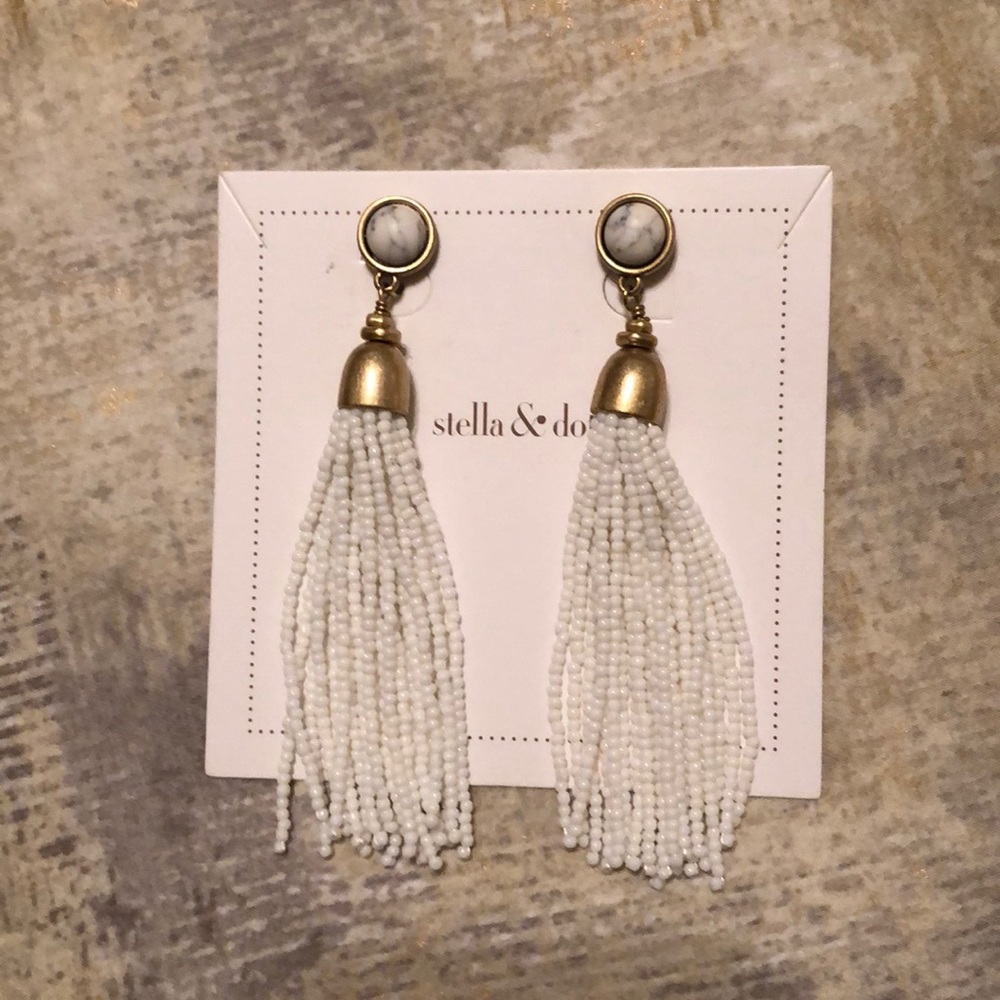 Stella & Dot Gita Tassel Earrings